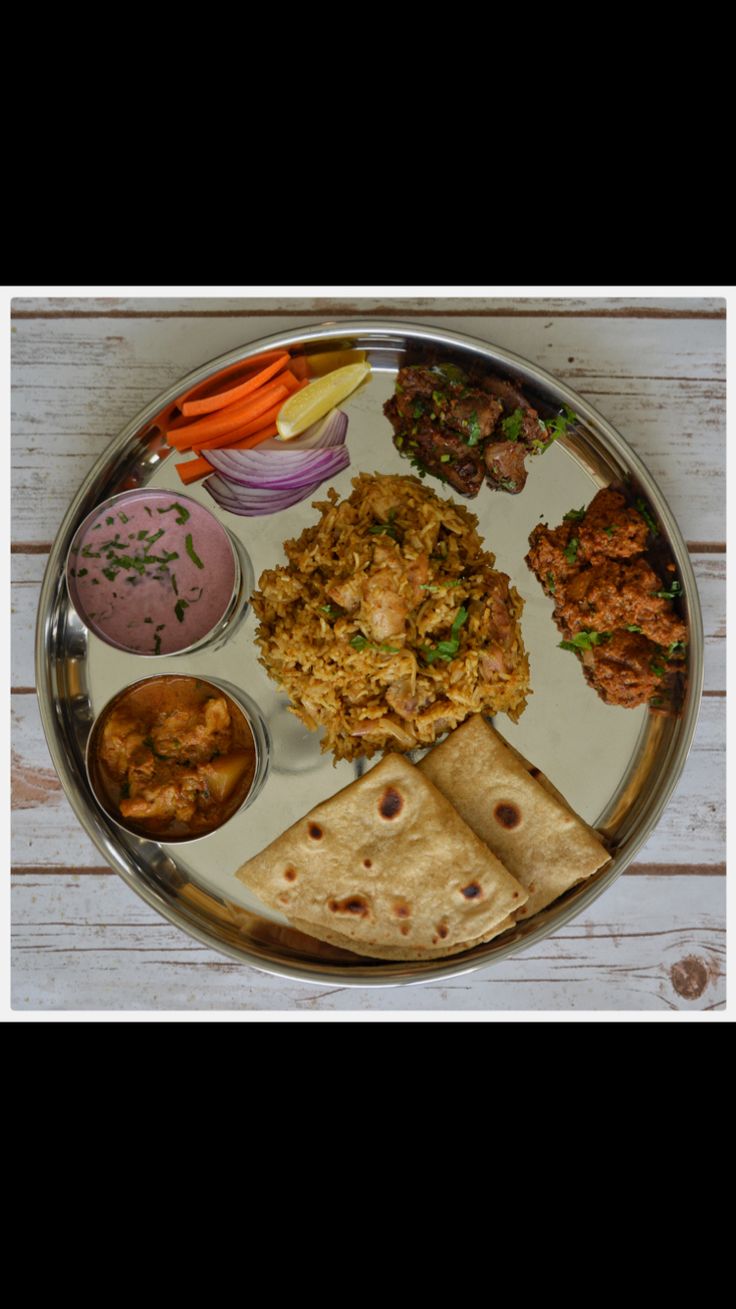Chicken Fry Thali